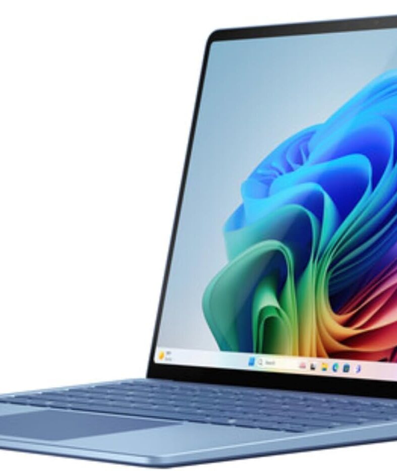 Microsoft Surface Laptop (2024), Windows 11 Copilot+ PC, 13.8" Touchscreen Display, Snapdragon X Elite (12 core), 16GB RAM, 256GB SSD Storage, Sapphire