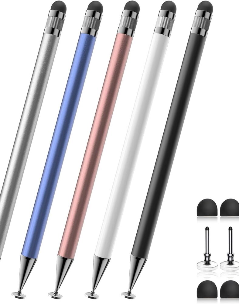 Bopomofo Stylus(5 Pcs),2-in-1 Stylus Pen for Touchscreen,Capacitive Stylus